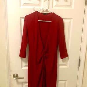 Selling long, red dress